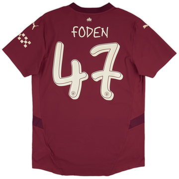 マンチェスター・シティ 2022-2023 3rd Foden 47 2024-25 Manchester City Authentic Third Shirt Foden #47