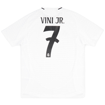 2023-24 Real Madrid Authentic Home CL Shirt Vini Jr. #7