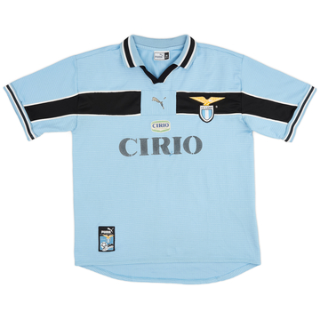 1998-00 Lazio Home Shirt Mancini #10 - 8/10 - (XS)