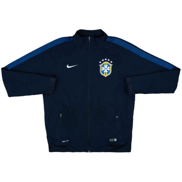 2014-15 Brazil Nike Track Jacket - 8/10 - (L)
