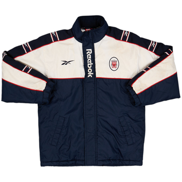 1997-99 Liverpool Reebok Padded Bomber Jacket - 8/10 - (M)