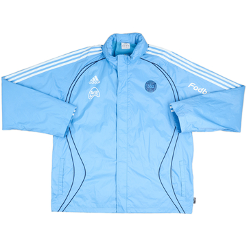 2005-06 Denmark Fodbolskole adidas Chaqueta de lluvia con capucha - 8/10 - (XL/XXL)
