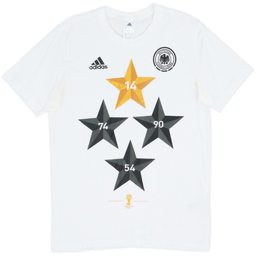 Camiseta de algodón adidas de los Ganadores de la Copa del Mundo de Alemania 2014 - 6/10 - (M)