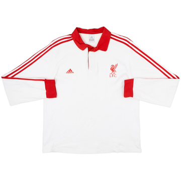 Camiseta Polo adidas de Manga Larga del Liverpool 2006-07 - 7/10 - (XL)