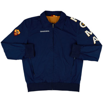 99-00 ASローマ DIADORA レインジャケット 1999-00 Roma Diadora Hooded Rain Jacket (XXL)