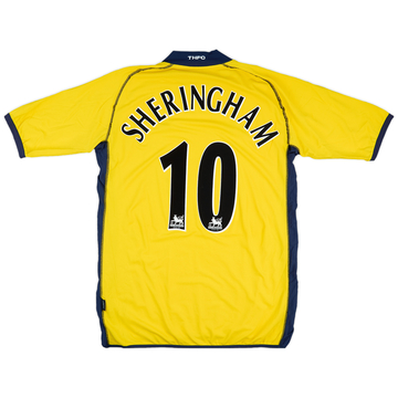 2001-02 Tottenham Home L/S Shirt Sheringham #10 - 8/10 - (XL)