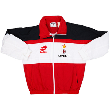 1994-95 AC Milan Lotto Track Jacket - 8/10 - (XL)