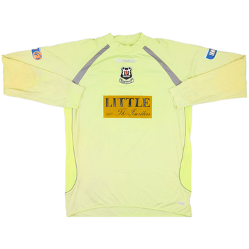 Camiseta de portero emitida para partido de Elgin City 2009-10 #21