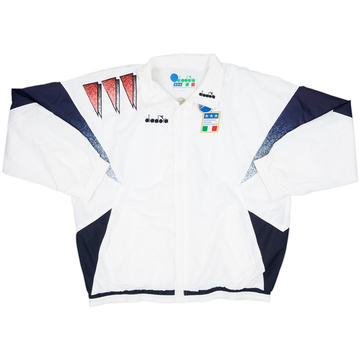 最愛 1992 Italy Diadora Track Jacket - 9/10 - (XL) サッカーボール