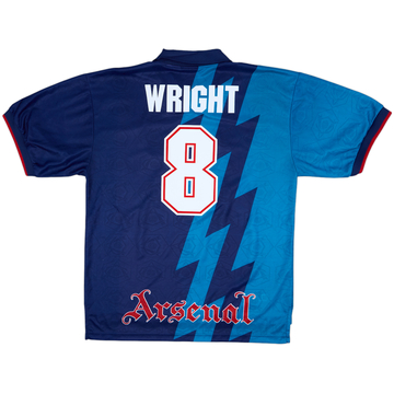 1996-97 Arsenal Away Shirt Wright #8 - 6/10 - (XL)