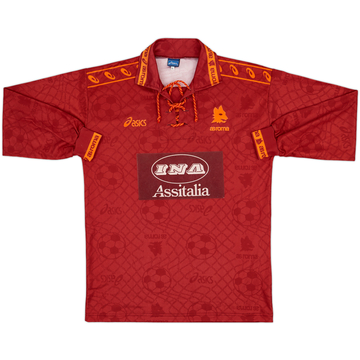 1994-95 Roma Home L/S Shirt - 9/10 - (L)