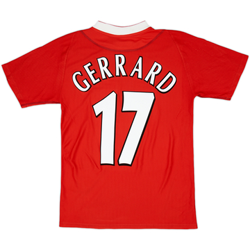 【残りわずか】 2002-04 Liverpool Home Shirt Gerrard #17 - 7/10 - (XL) ウェア