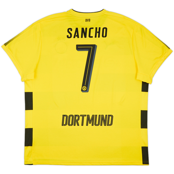 2020-21 Borussia Dortmund Home Shirt Sancho #7 - 3/10 - (L)