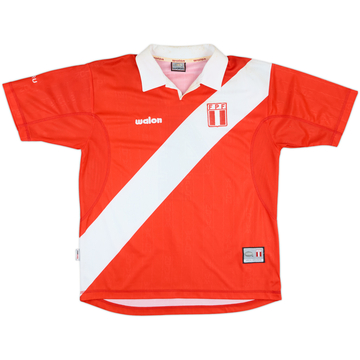 2002-03 Perú Visitante Camiseta #4 - 6/10 - (XL)
