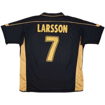1998-99 Celtic Away Shirt Larsson #7 - 6/10 - (XL)