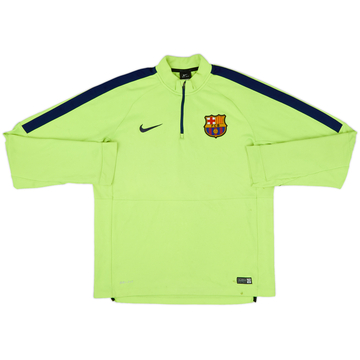 2014-15 Barcelona Nike 1/4 Zip Training Top - 9/10 - (M)