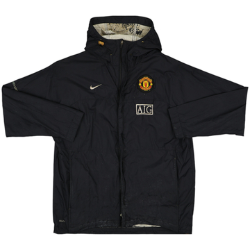 2008-09 Manchester United Nike Hooded Track Jacket - 7/10 - (M)