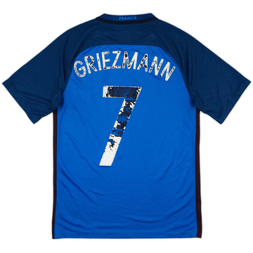 フランス代表 GRIEZMANN 7 シャツ 2018 France Home Shirt Griezmann #7 (XL)
