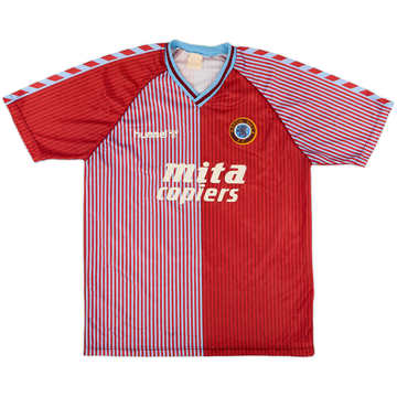 ウェア Hummel Aston Villa FC football shirts 1987-89 Aston Villa Home L/S Shirt - 6/10 - (XL)