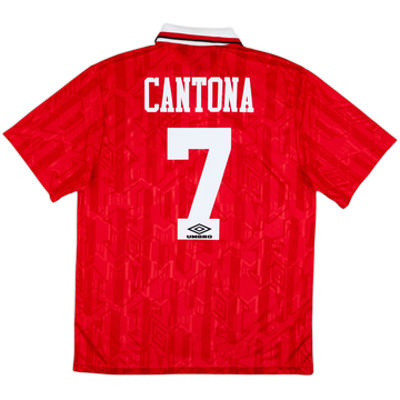 1992-94 Manchester United Home Shirt Cantona #7 - 7/10 - (L)