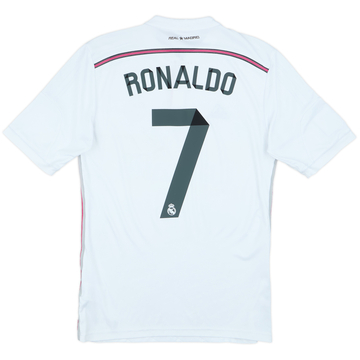 2014-15 Real Madrid Home Shirt Ronaldo #7 - 6/10 - (XL)