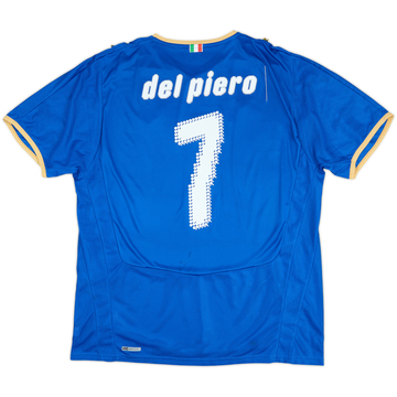 2007-08 Italy Home Shirt Del Piero #7 - 6/10 - (S)