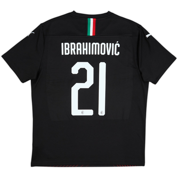 2020-21 AC Milan Home Shirt Ibrahimovic #11 - 10/10 - (L)