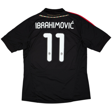 2011-12 AC Milan Home Shirt Ibrahimovic #11 - 6/10 - (XL)
