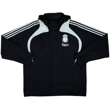 2008-09 Liverpool adidas Chaqueta impermeable con capucha - 8/10 - (L)