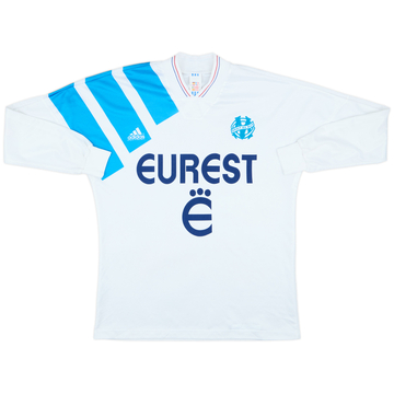 Camiseta de local L/S del Olympique Marseille 1993-94 - 9/10 - (S)