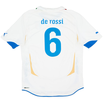 2010-12 Italy Away Shirt De Rossi #6 - 8/10 - (M)