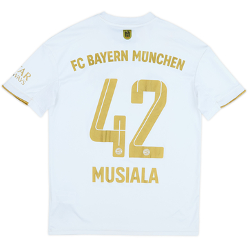 2022-23 Bayern Munich Away Shirt Musiala #42 - 6/10 - (L.Boys)