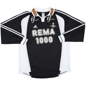 2001-02 Rosenborg Match Issue Signed Away L/S Shirt #16 (Steinsland)