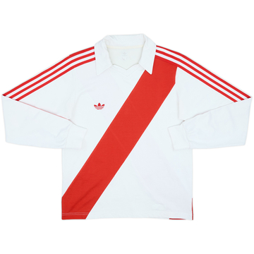 ウェア Peru adidas Originals Retro Shirt #10 2003 Peru adidas Originals Retro Home L/S Shirt - 8/10 - (M)