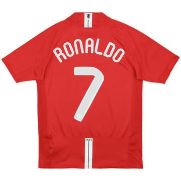2007-09 Manchester United Home Shirt Ronaldo #7 - 7/10 - (L)