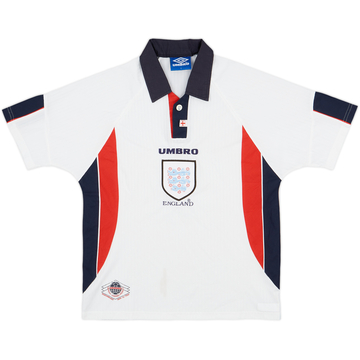 【UMBRO】ENGLAND 1997-98 90's GameShirt 1997-99 England Home Shirt - 6/10 - (Y)