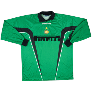 1997-98 Inter Milan Umbro 1/4 Zip Track Jacket - 5/10 - (M)