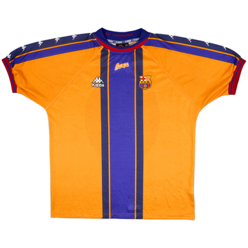 1997-98 FCバルセロナ 2nd ユニフォーム Kappa サイズＬ 1997-98 Barcelona Away Shirt - 7/10 - (S)