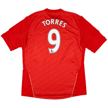 2010-12 Liverpool Home Shirt Torres #9 - 6/10 - (XL)