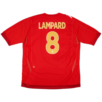 2006-08 England Away Shirt Lampard #8 - 8/10 - (XL)