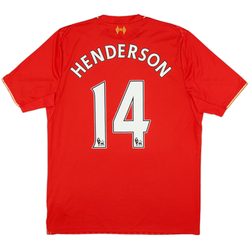 2021-22 Liverpool Home Shirt Henderson #14 - 7/10 - (M)