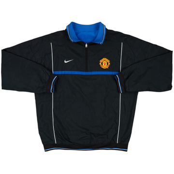 2002-03 Manchester United Nike 1/4 Zip Fleece Top - 8/10 - (S)