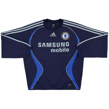 2006-07 adidas CHELSEA サッカーシャツ アウェイ 長袖 2006-07 Chelsea adidas Sweat Top - 8/10 - (L)