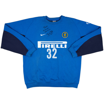 2004-05 Inter Milan Nike Sweat Top - 8/10 - (S)
