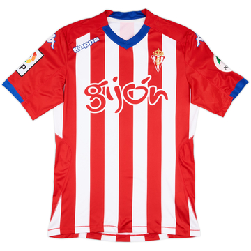 2014-15 Sporting Gijon Home Shirt - 8/10 - (S)