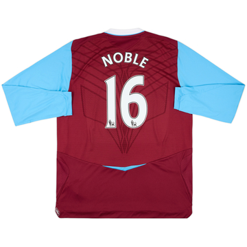 2008-09 West Ham Home L/S Shirt Noble #16 - 8/10 - (XL)