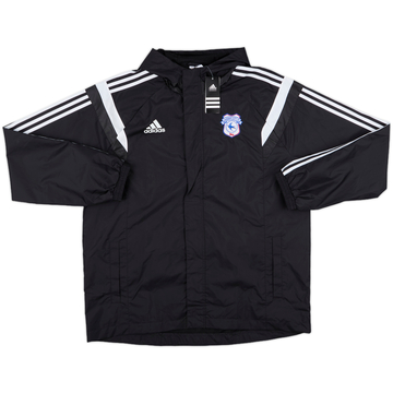 2015-16 Cardiff City adidas Hooded Rain Jacket (XL)