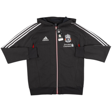 2011-12 Liverpool adidas Hooded Rain Jacket - 9/10 - (L/XL)