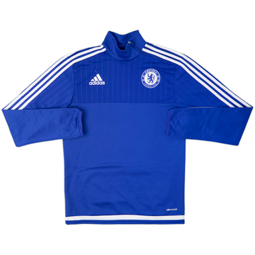 2015-16 Top de entrenamiento con cremallera de un cuarto adidas del Chelsea - 9/10 - (XS)