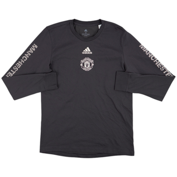 Camiseta de algodón de manga larga adidas del Manchester United 2020-21 - 9/10 - (M)